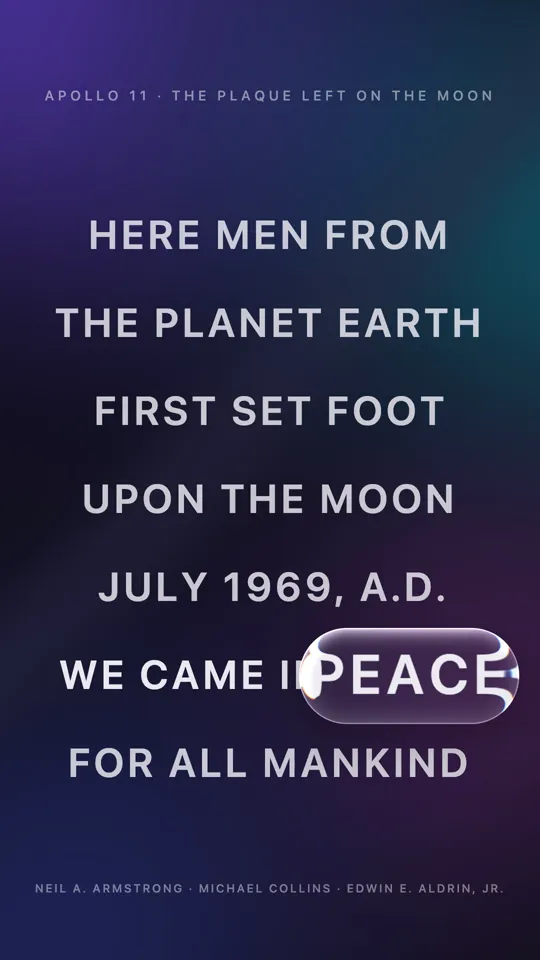 Glass Lens Over Text