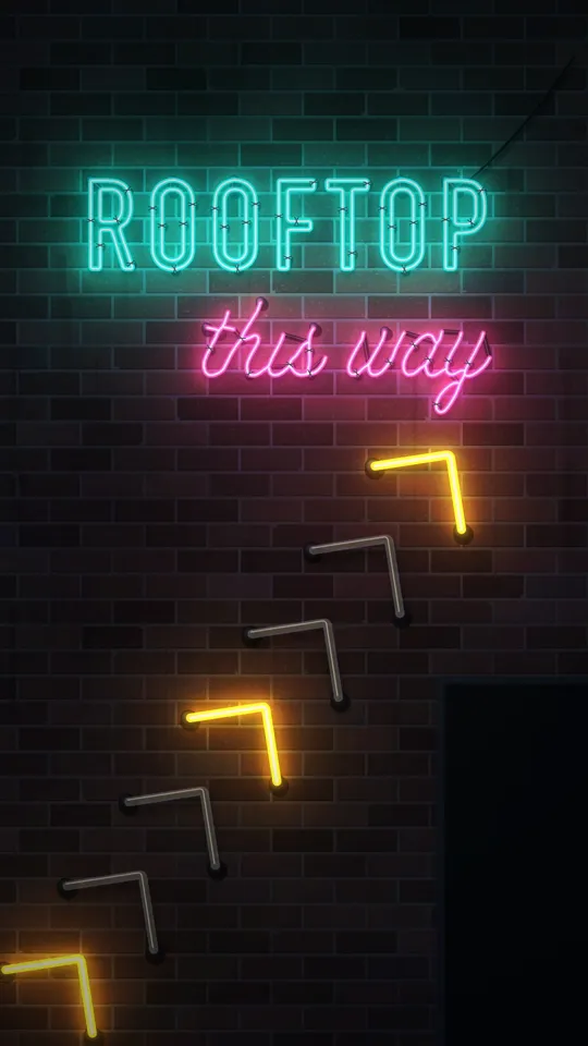 Neon Arrow Chaser