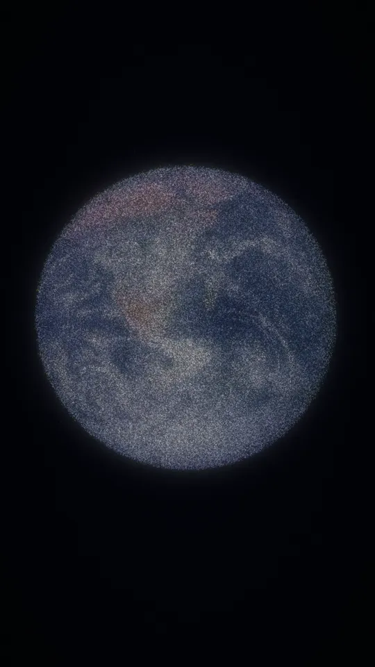 Particle Text Takeover