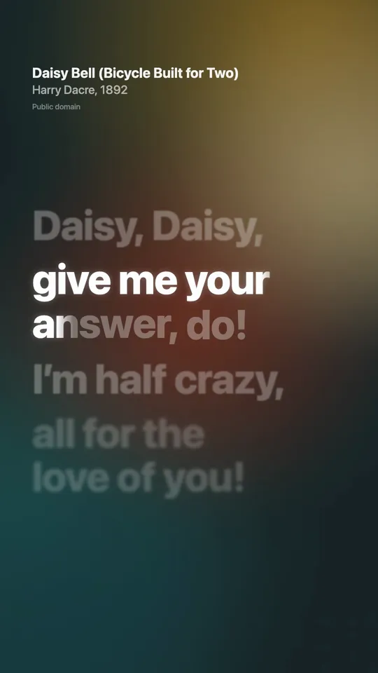 Scrolling Lyrics