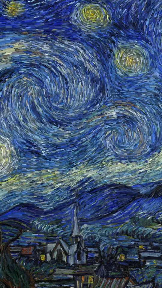 Van Gogh Flowing Sky